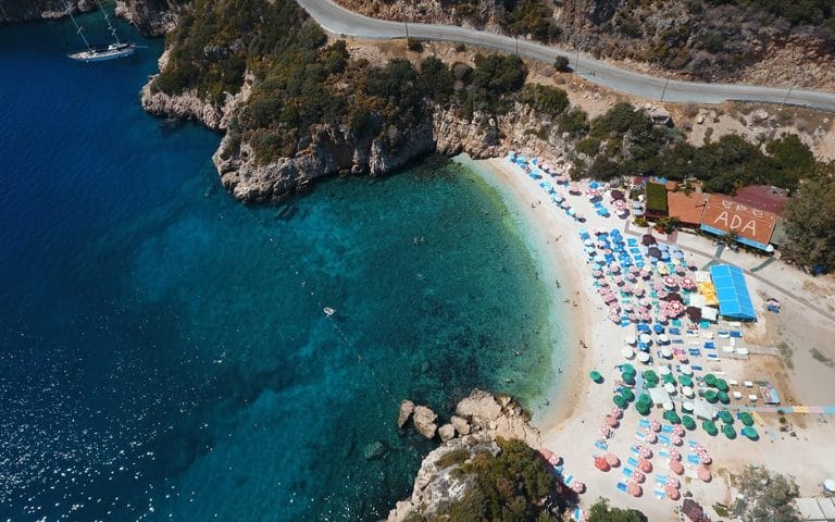 Büyük Çakıl Plajı, Kaş